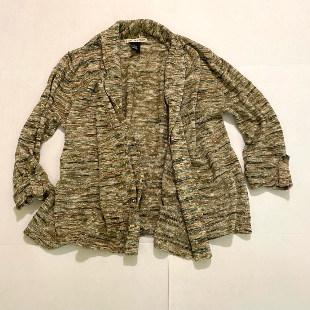 Requirements Multicolor Cardigan Sweater